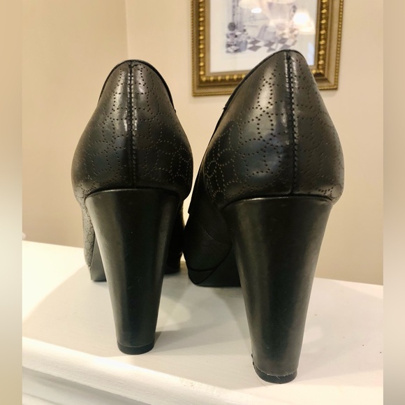 Fossil black peep toes heels - Picture 4 of 4